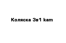 Коляска 3в1 kam 